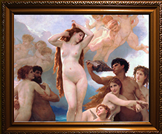 美術館絵画ボッティチェッリの「ヴィーナスの誕生」Tシャツ